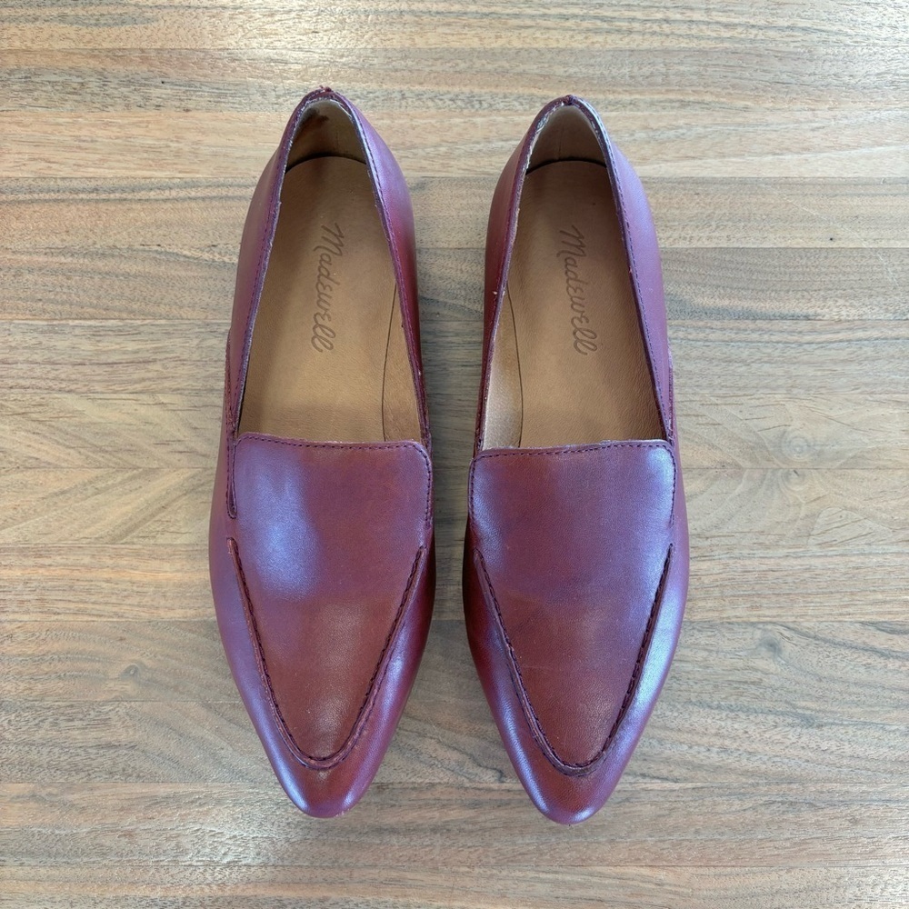 Madewell The Frances Skimmer in Leather, Size 6.5 - Picture 7 of 14